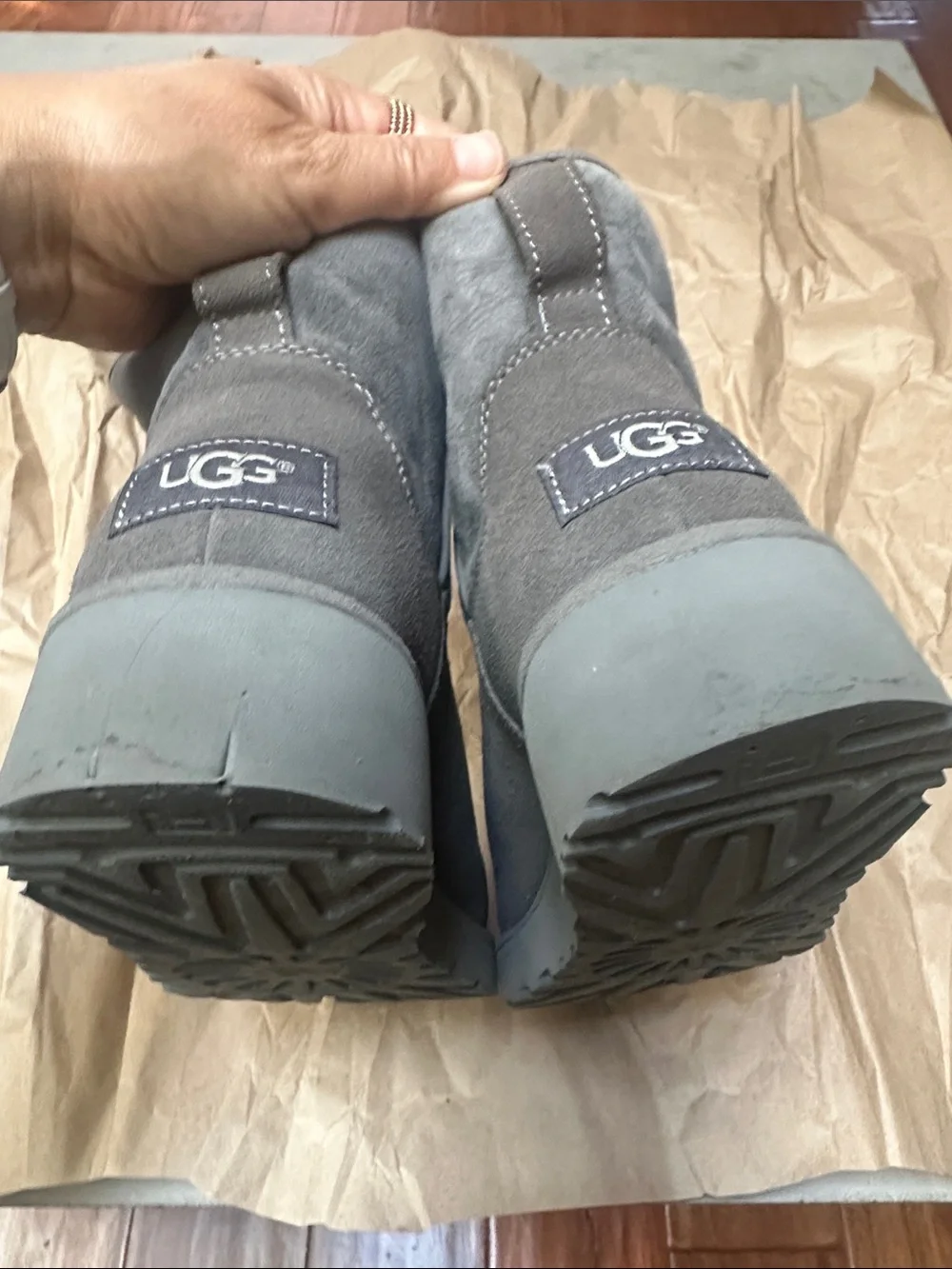 UGG Grey Kristin Boots
